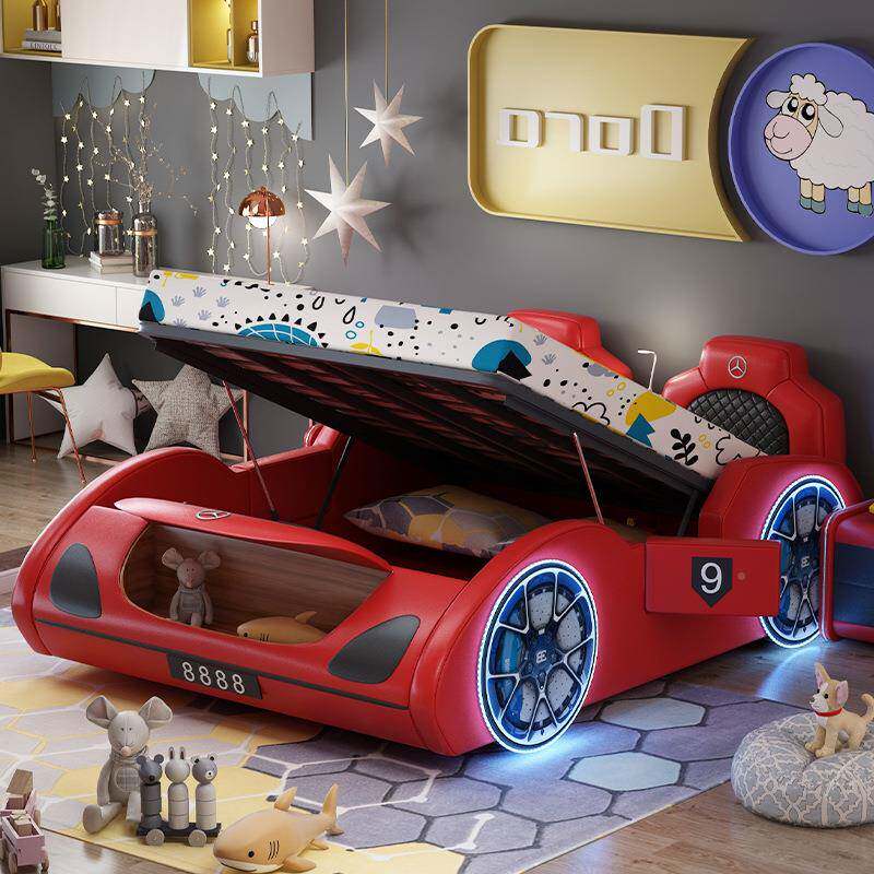 TYQ1儿童车汽床男孩男童赛车单人床1.2青米11.5FAT少年实木儿童床 - 晖翼工厂的小店81出品