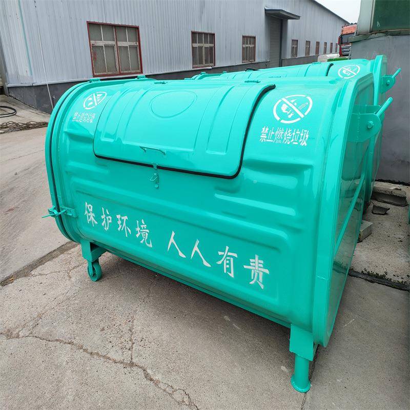 方勾臂垃CRU圾收集箱社垃户外大型垃圾收容器区大方集车载圾箱