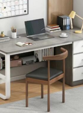 易简带抽屉办公桌台出租屋电脑桌式家用卧室书桌生学VWI习写学字