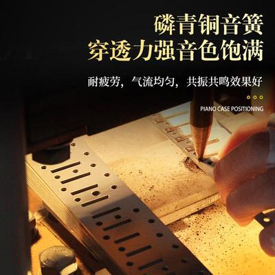 国半音阶口琴10/12/孔成JSF人儿乐光器初学者生学专业演奏童演奏