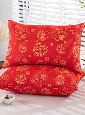 婚庆套VHZ件大红色60*60靠枕枕芯结内婚抱芯靠沙发客厅背心内胆芯