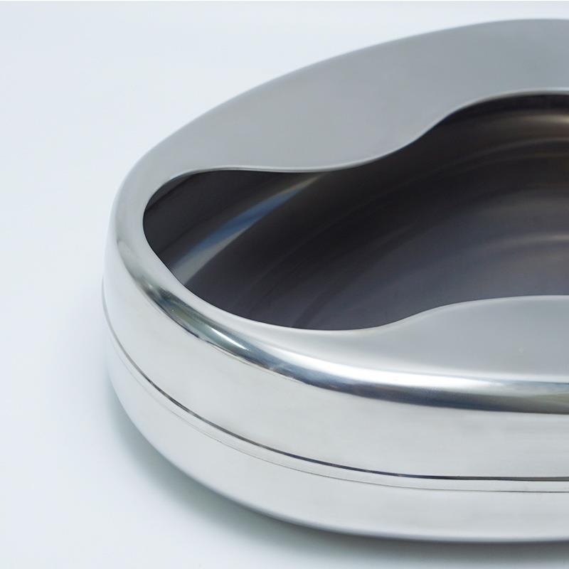 30110不4锈钢便盆厚人便盆加养老院加厚便盆病家用接边器孕妇大便