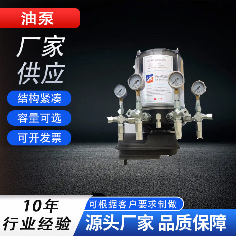 三一款电动油泵 4升带时间控制工程机械主机润滑 黄油泵