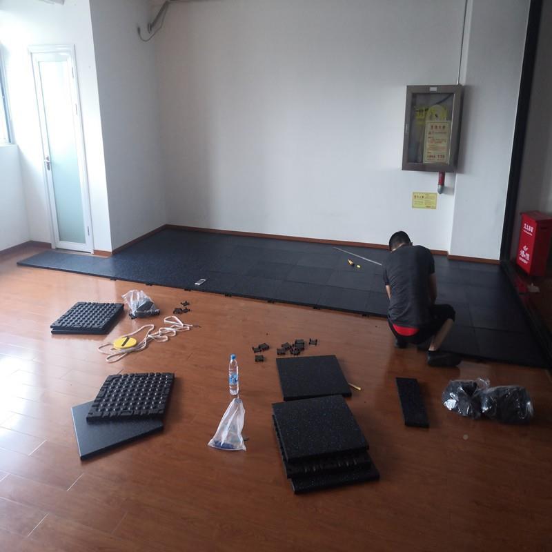 健VBM房地垫家用运动地板家隔音地毯减震橡胶力区量缓冲庭防震身