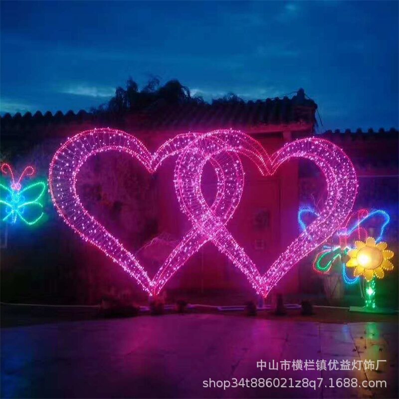 LED爱心造型防水景观灯