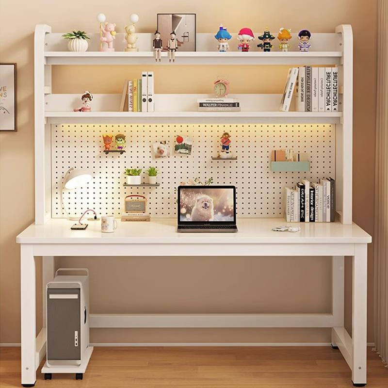A9L洞洞板式桌书cpy7.22架一体桌学生家用桌子奶油桌风网红台电脑