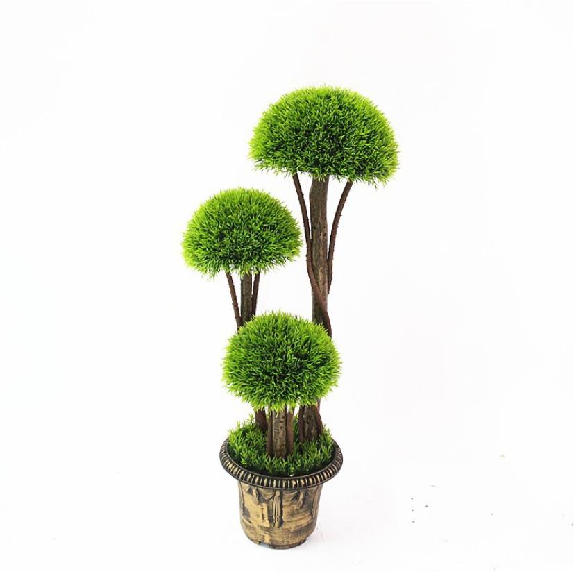 防晒松针林树酒蘑菇树TH161室内阳台植松绿针树盆景店园装饰摆件