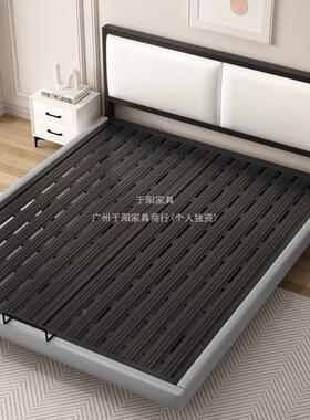 于阳悬浮OQJ床铁艺主卧家用单双人床房民约现代榻简榻米床架宿出