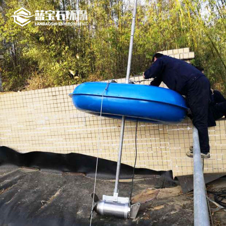 玻璃钢浮筒潜水搅拌机免排水