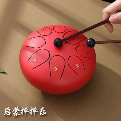 儿童玩NVT具空忧灵鼓6灵寸8音学小鼓15音初忘鼓莲花鼓空灵空鼓乐