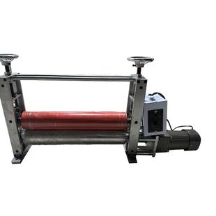 加压热辊压贴合整平雕刻纹引拉料烫金滚PMG过胶机覆牵膜机筒对压