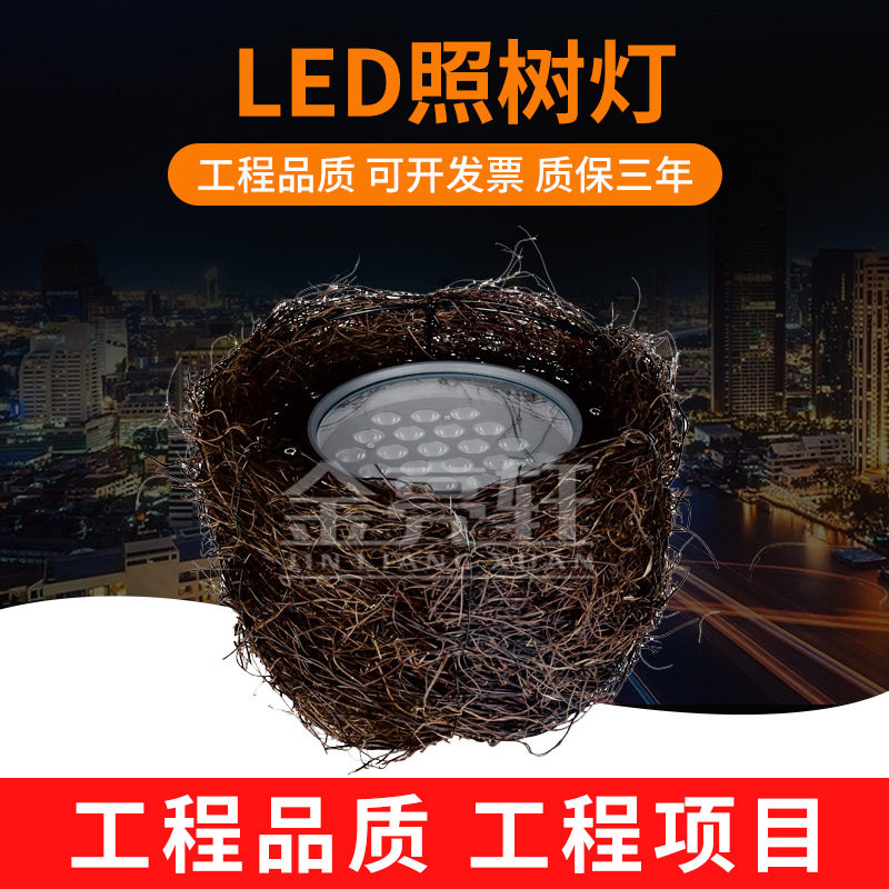 科锐LED全彩外控鸟巢投光灯