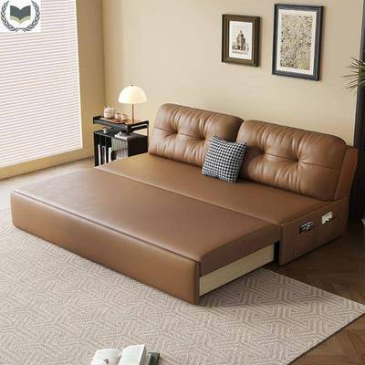 猫发沙抓皮可折叠发床两SYE用小户客厅阳台多型功能午睡沙床