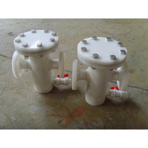 非金P属T型管道P篮式过滤器P，非金属管道塑胶篮HWTLQ02P式过滤器