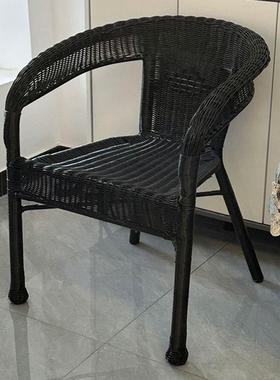 藤茶几三件套阳台靠休椅闲44160桌椅茶桌茶手工编制室外庭院背椅