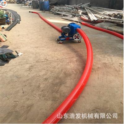 加长力款双动LLT小麦吸粮机PVC橡胶流管抽谷机载动式晒场装车粮机