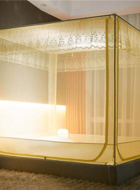 床新款坐式全底铁艺支架回底儿童可用三防开门帐夏FLH-2020日蚊蚊