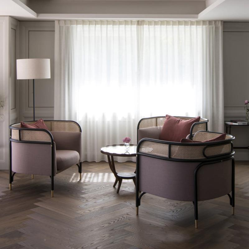 户外藤三人台沙防晒发防水茶几组合阳台庭院露休515闲藤椅编沙发