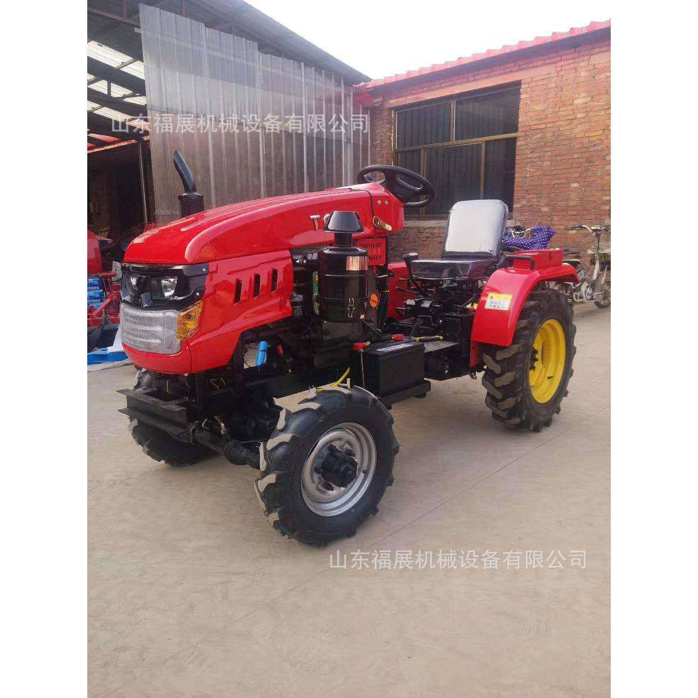 耕地TY404打田型小轮功距多小能覆膜机四驱低油耗旋耕犁地型拖拉