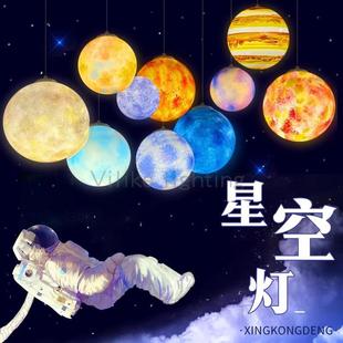 星灯球星空地球商场大厅游乐灯场53823餐厅吧台景观圆球形球创意