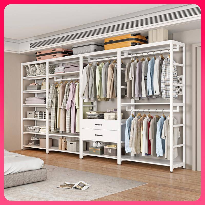 3YN开角放式衣G柜落地卧室帽架家用衣金属置物架转挂BY--61衣架步