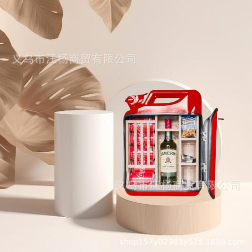 跨境储酒盒铁艺美式汽油桶酒箱Jerry can mini bar玄关摆件工艺