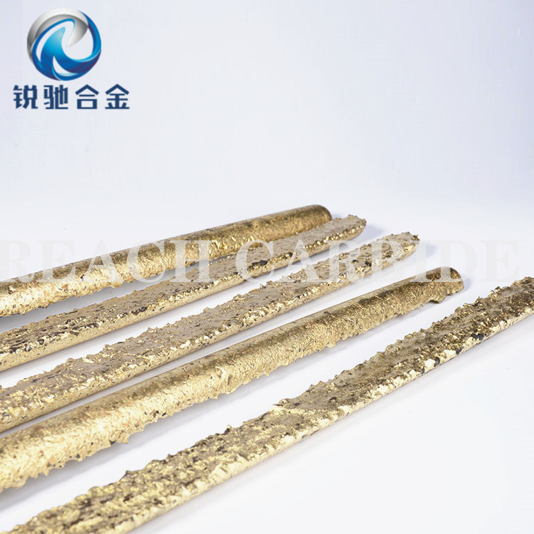 狼牙棒YD型硬质合金复合材料焊条 铜基焊条 YG8顶锤颗粒焊条