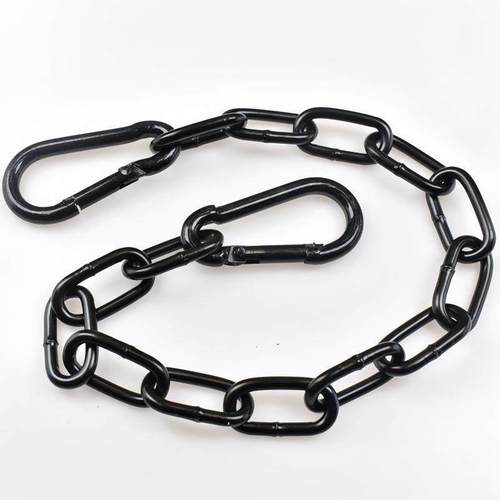 泳黑色弹簧扣炼广告牌灯箱保险扣挂炼侧边花盆园艺铁炼吊灯承重炼