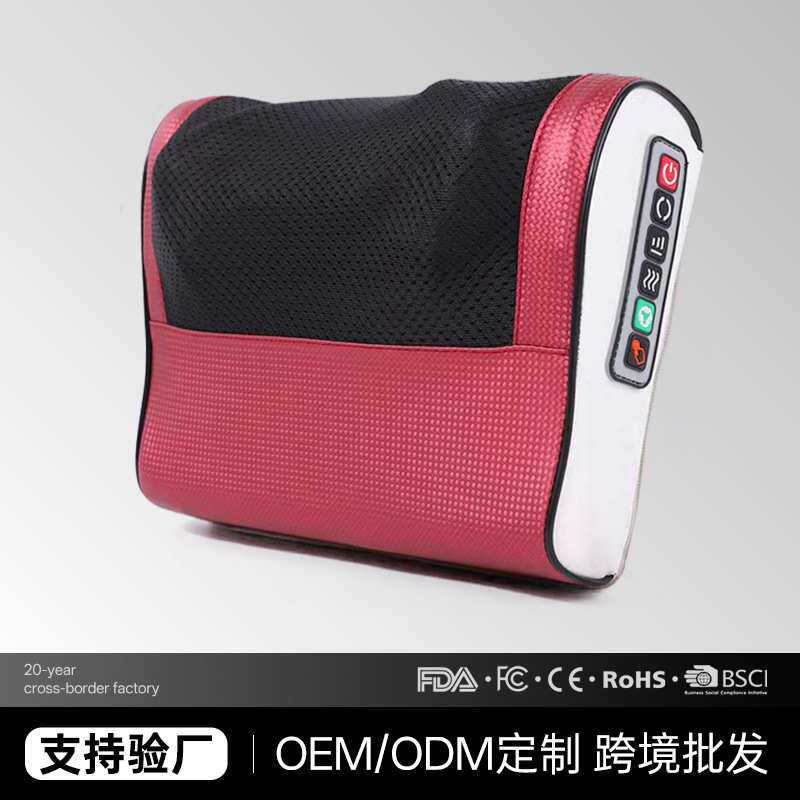 东南亚按摩枕颈椎颈部肩部揉捏加热按摩仪器座椅靠枕颈腰椎热敷