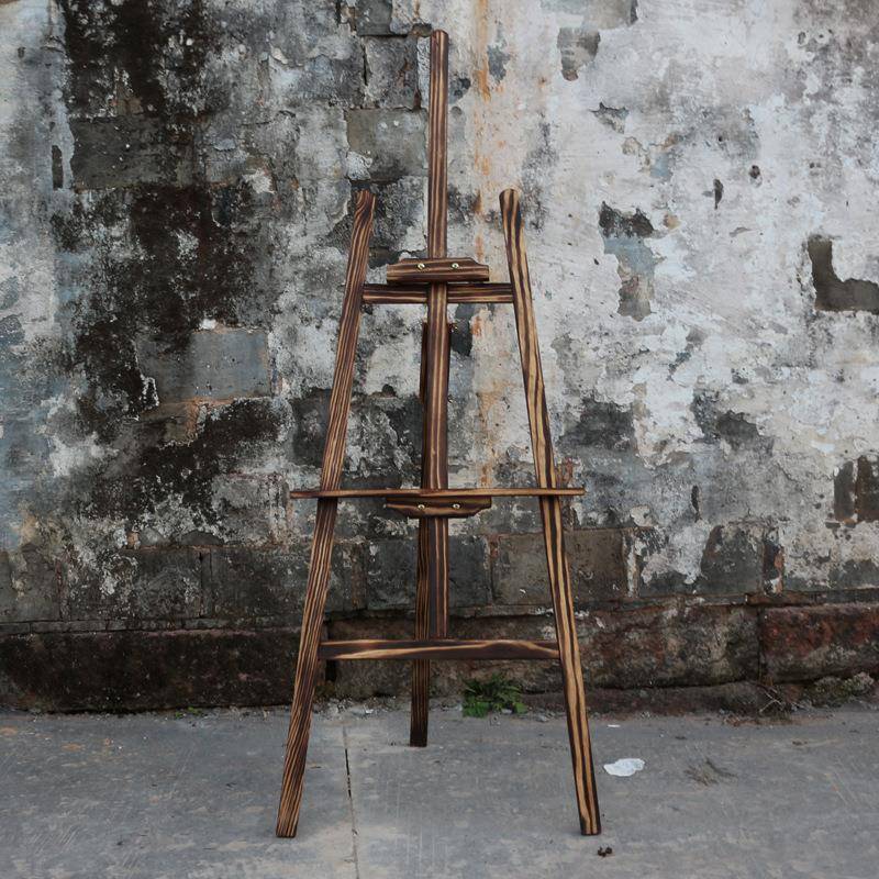 m松木画架写1.5素描真美术生专用画板展示架黑板架广告支417板大