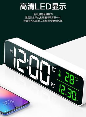 数显E挂钟40首乐欣赏QQU二L组闹D钟台挂式音两用好销时钟