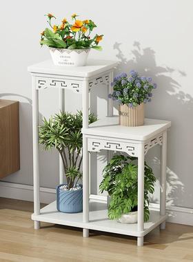 实木花架式台阳台内家用落地花式室客厅置物架中多肉RJH绿萝花盆