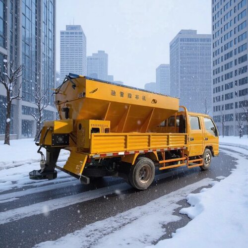 车载式融雪剂撒布机多功能融雪剂工业盐撒布机宽度大小可调撒盐机