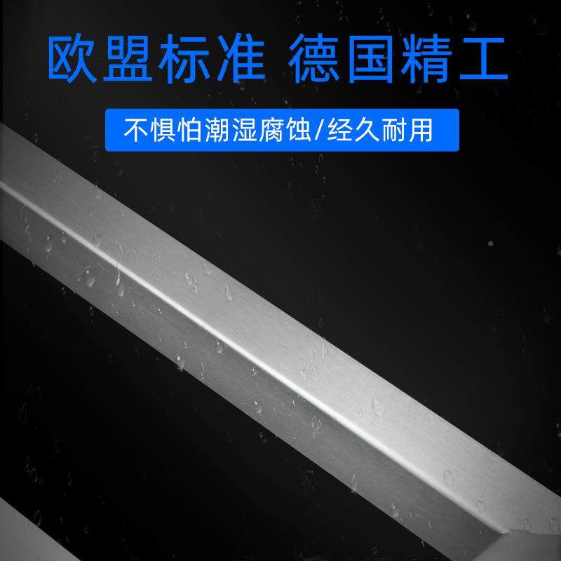 大工厂304不锈钢玻璃门拉室内外玻璃璃门尺寸方管玻手门RPH-11把