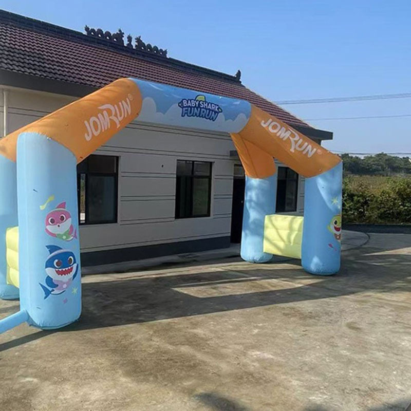 源头工厂直供跨境户外广告开业庆典活动马拉松赛事充气拱门气模