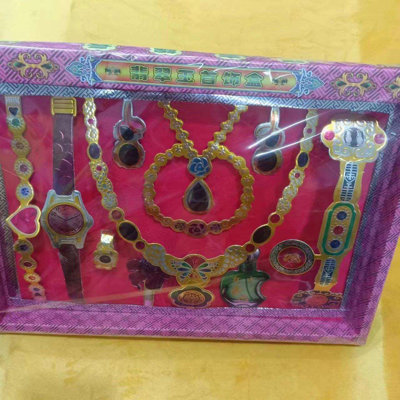 成品发货 祭祀天堂用品 纸扎首饰套盒 殡葬用品厂家直销