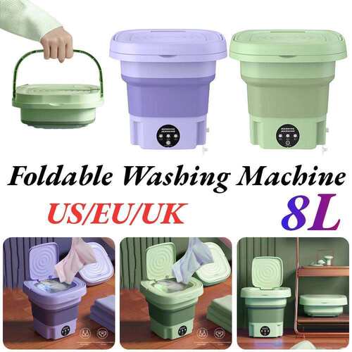 Foldable Washing Machine 8L Drying Machines Underwear