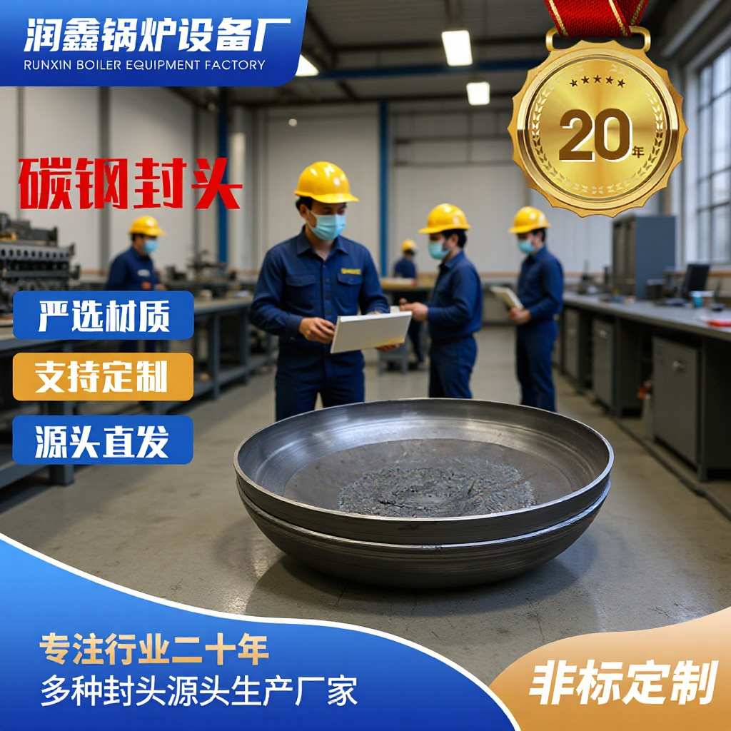 厂家供应碳钢封头高压封头管帽椭圆蝶形球形封头异形管帽椭圆封头