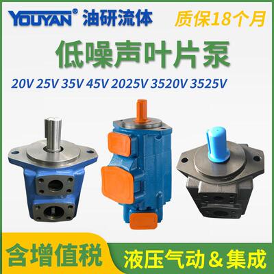 2520V双联3525V威格士型4535V叶片油泵20V3A-1A B C-22R 25V10A14