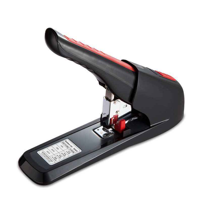 齐心 B3025 重型订书机 100页 黑 省力 防夹手设计