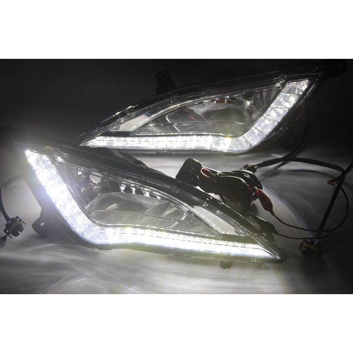 适用于15款现代新朗动日行灯 新朗动低配专用LED日间行车灯