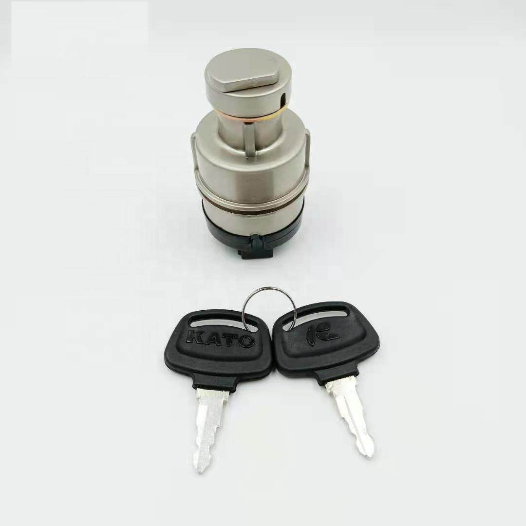 挖土机配件加藤HD700/820点火开关钥匙锁电子门锁点火器719-10305