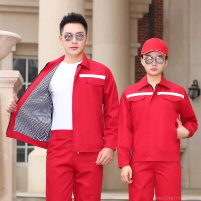 高档秋冬装双层加工作服套男寒带里衬工程耐磨防保暖厚建筑劳保服