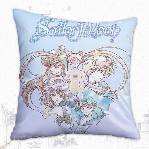 高档Sailor Moon美少女战士抱枕 方枕厅腰靠卧室汽车客靠垫可爱