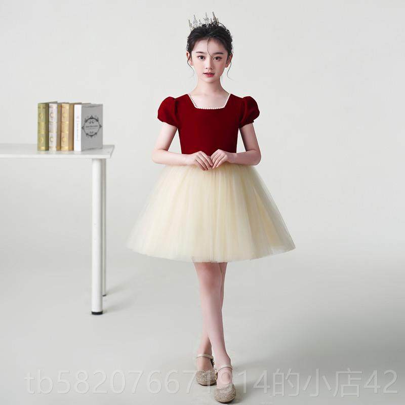 正品童表演服儿装女童松裙男童工装裤小学蓬生合唱纱朗诵表演服装