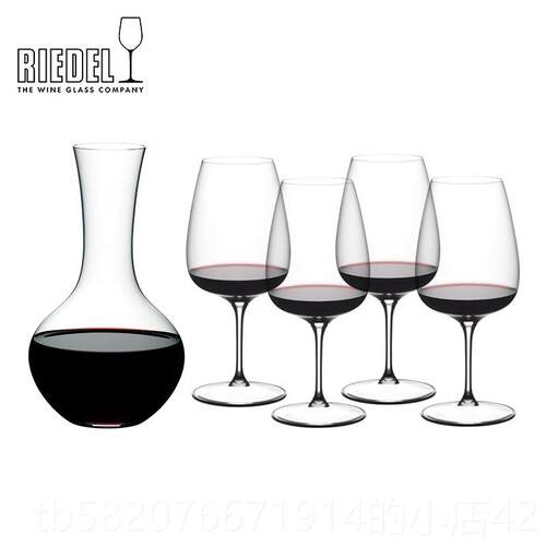正品红奥地利RIEDEL酒杯醒酒器口档套装进家用轻奢乔高迁送礼