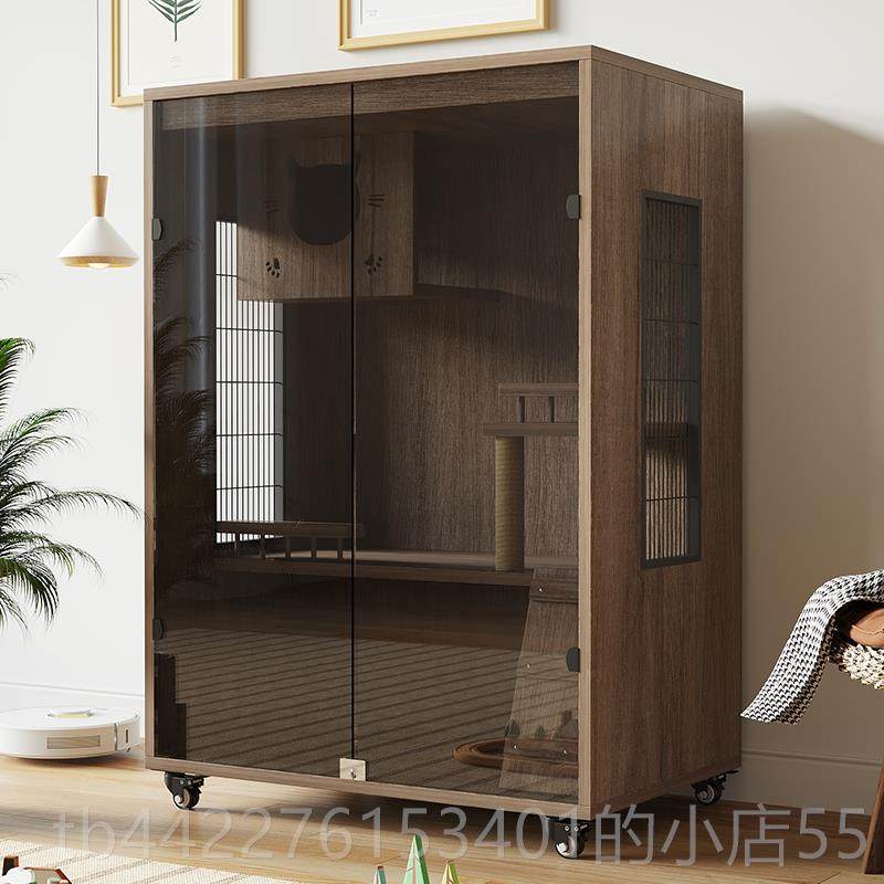 正品实木防钢化玻璃水猫别猫笼用子实猫墅窝床带猫爬架玻璃门笼猫,宠物/宠物食品及用品,猫笼子/猫别墅,淘宝优惠券,粉丝福利购,淘宝优惠卷