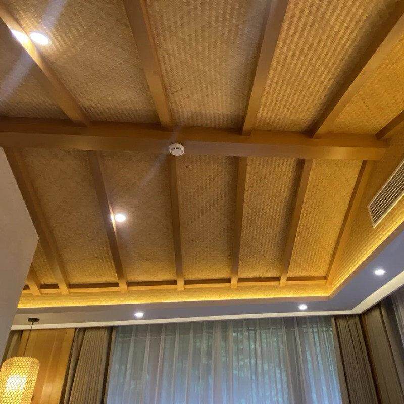 采购产品装饰用天花板竹席，装饰用竹席，定制建筑工地墙面装饰用