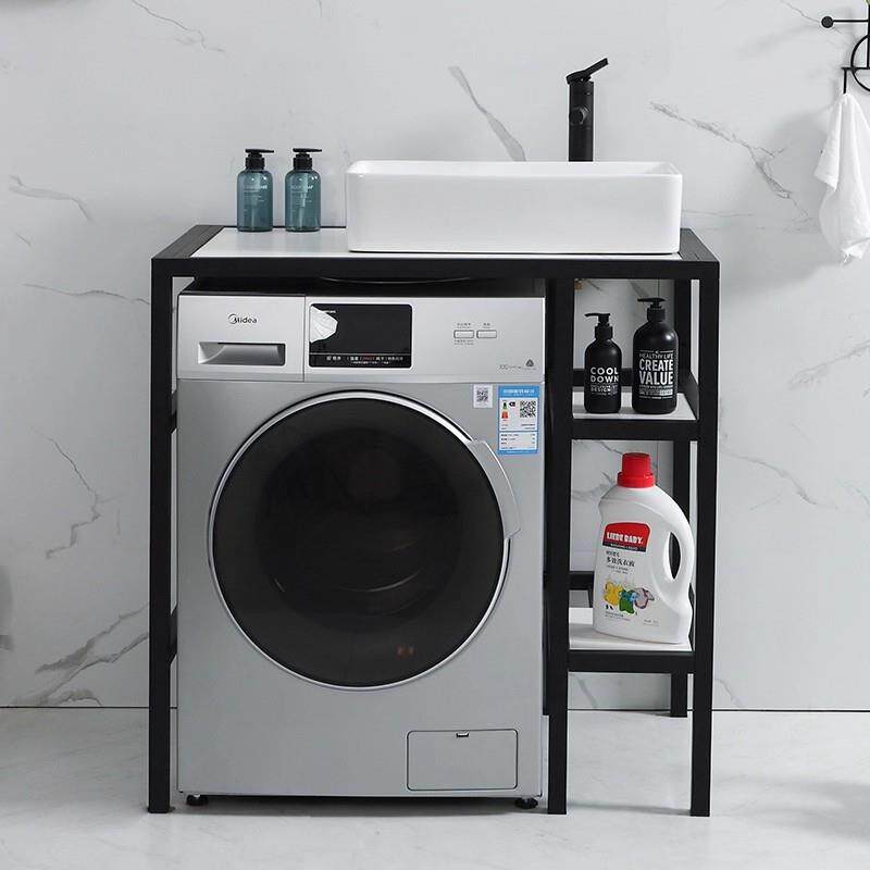 阳台洗衣机一体柜小尺寸卫生间洗手盆组合洗漱台陶瓷洗脸盆小户型