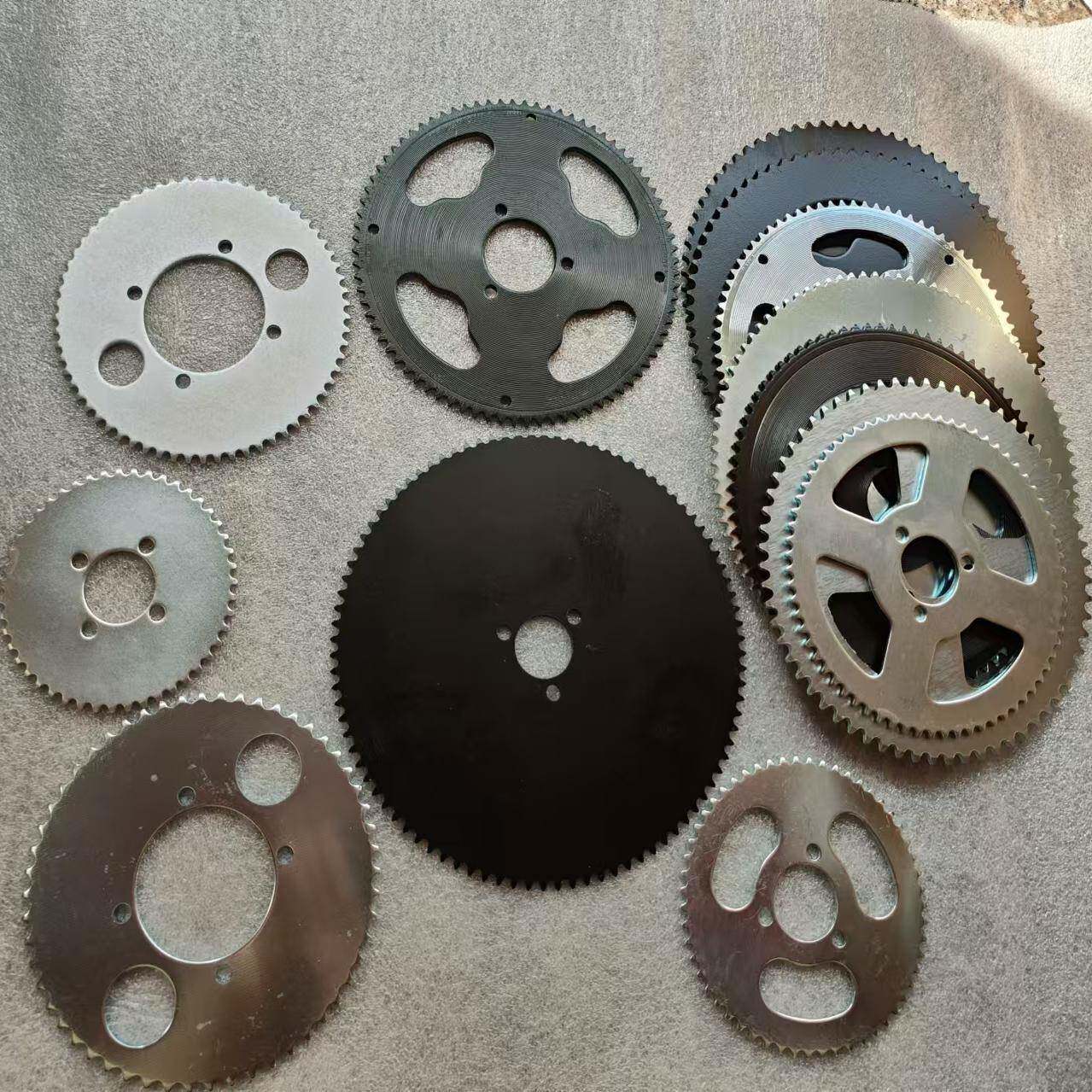 49cc迷你小摩托车电动车汽油滑板车25H型号78F小齿轮链轮牙盘总汇